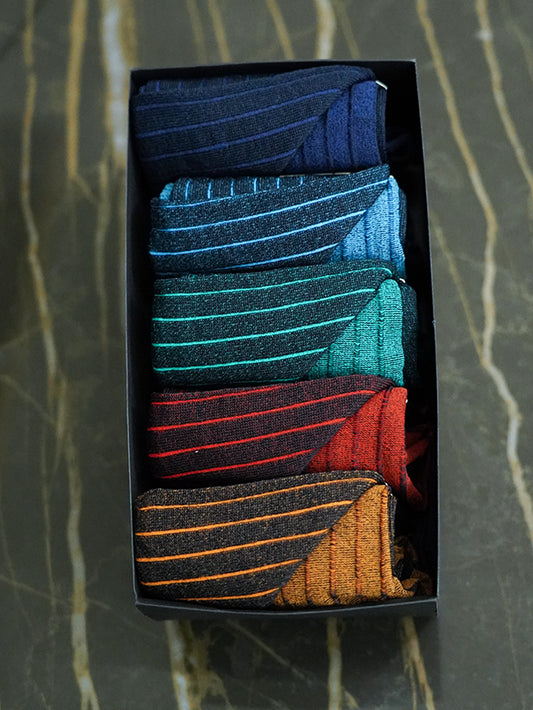 Box Calze Lunghe Comfort - Cotone Premium | 5 Colori
