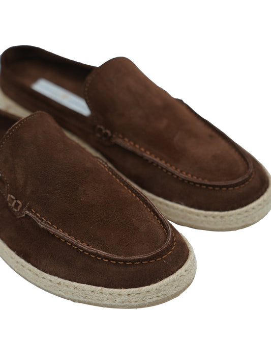 Sabot in pelle scamosciata testa di moro