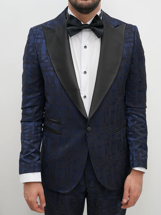 Smoking Damascato- Linea Harmonious | Blu e Nero