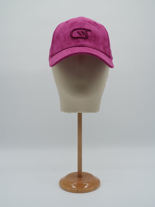 Cappello da baseball GT in camoscio porpora