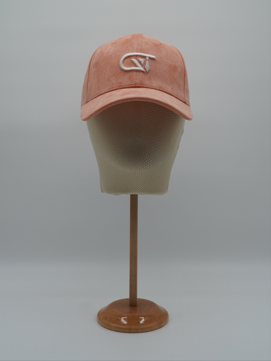 Cappello da baseball GT in camoscio salmone
