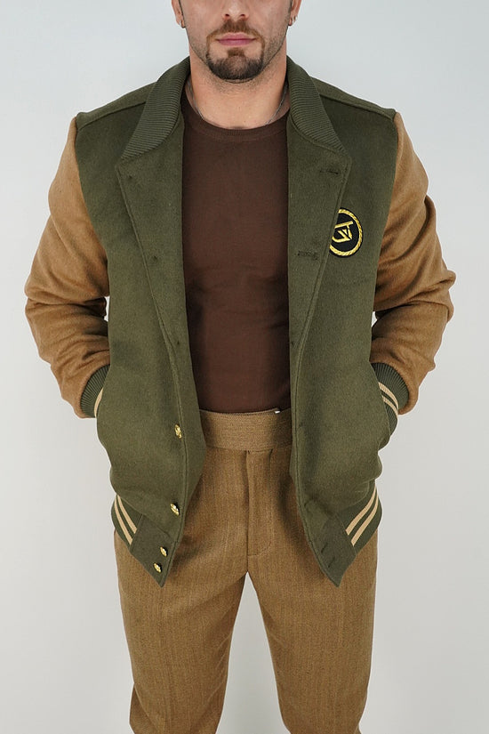 College verde e beige