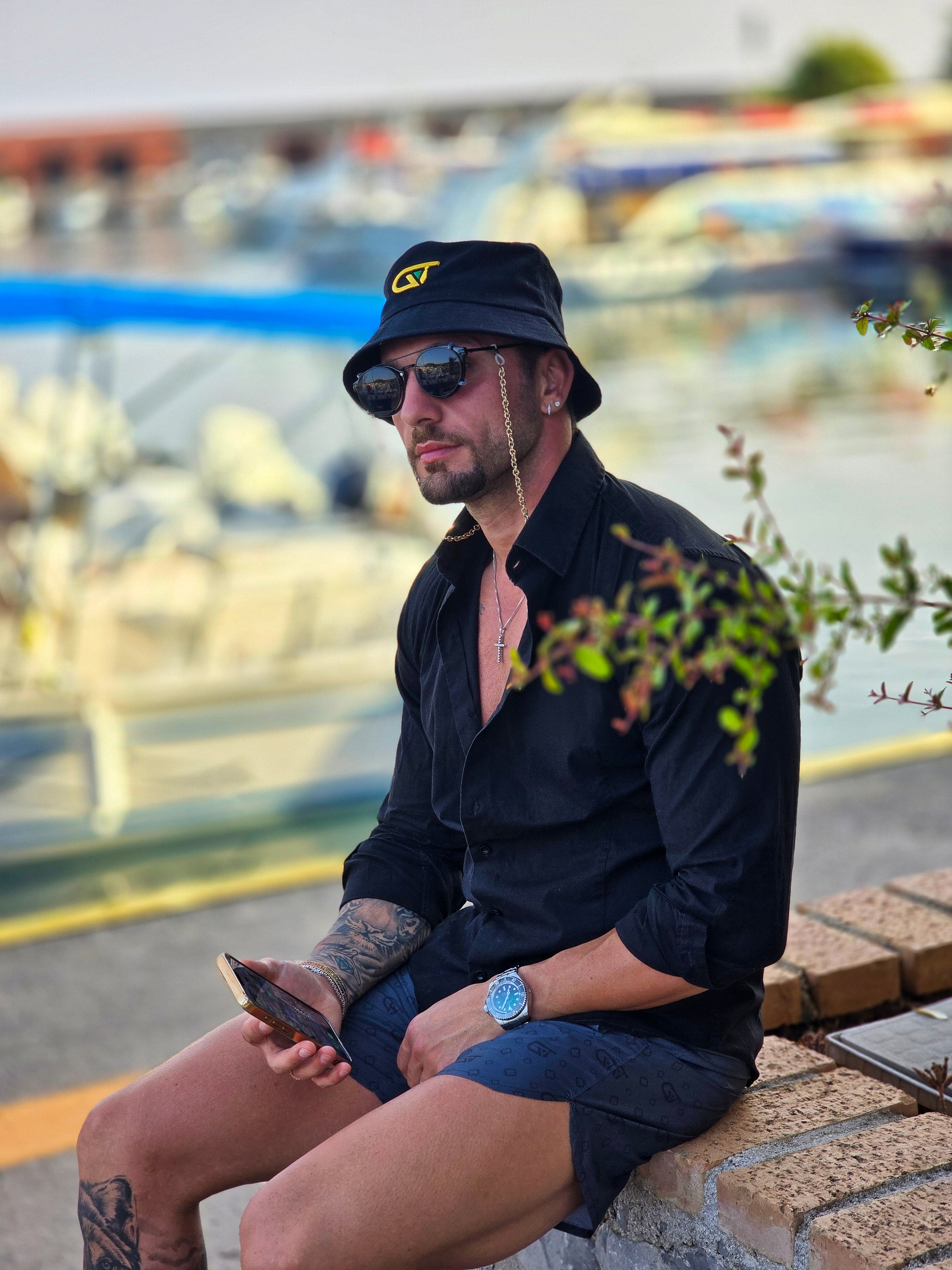 Cappello bucket GT nero