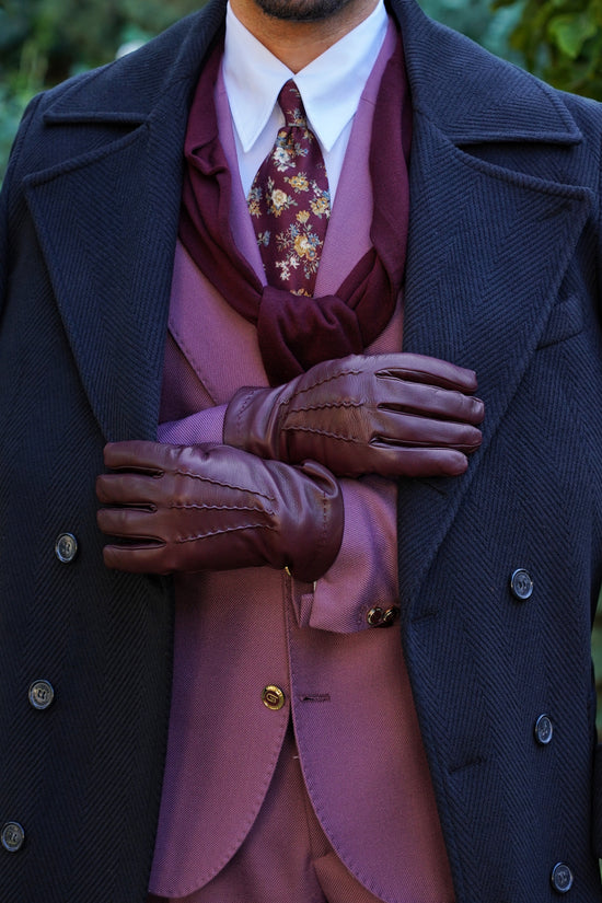 Cappotto Chesterfield Spigato Nero