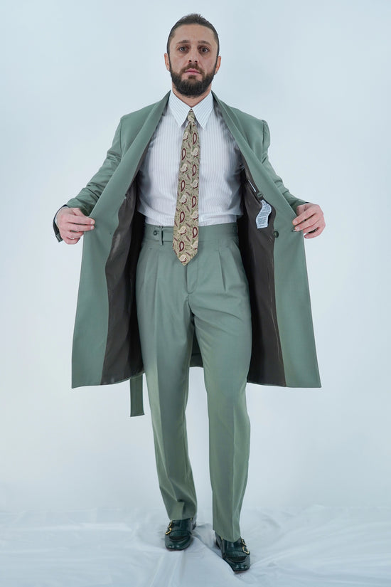 Giacca Heritage Lunga Doppio Petto - Linea Extensive | Verde Oliva