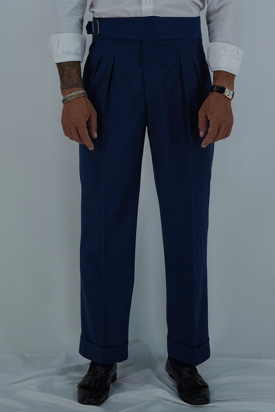 Gurkha Heritage Con Fibbia Laterale- Fondo 22/25cm | Doppia Fibbia Regolabile | Solaro Blu Oceano