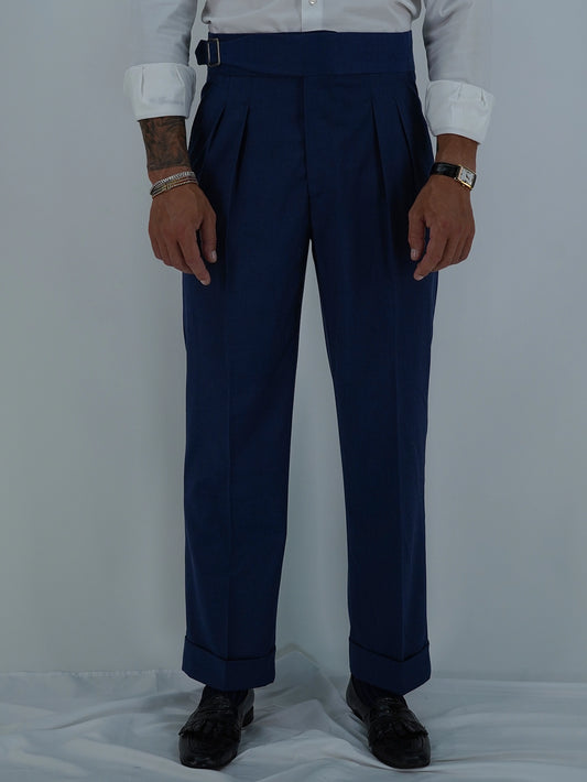 Gurkha Heritage Con Fibbia Laterale- Fondo 22/25cm | Doppia Fibbia Regolabile | Solaro Blu Oceano