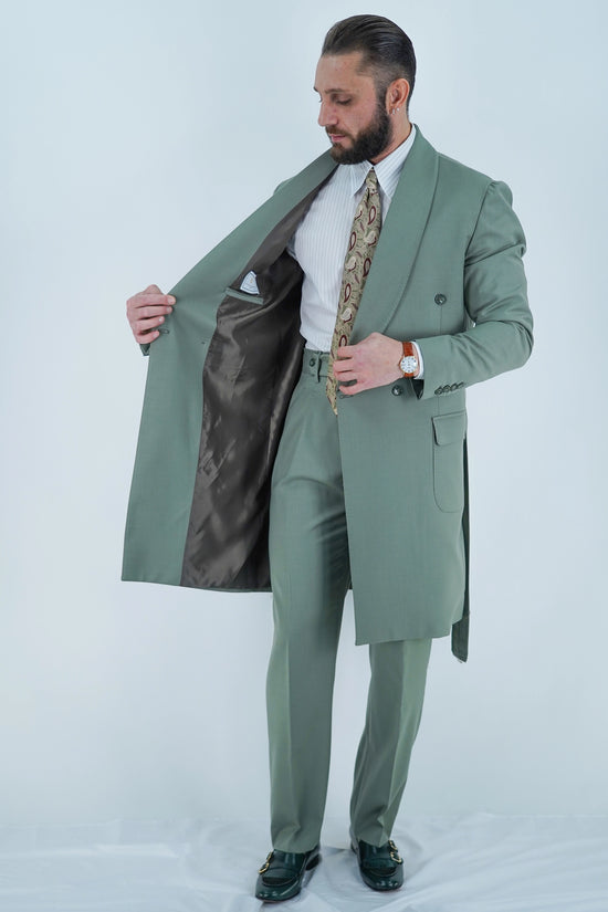 Giacca Heritage Lunga Doppio Petto - Linea Extensive | Verde Oliva