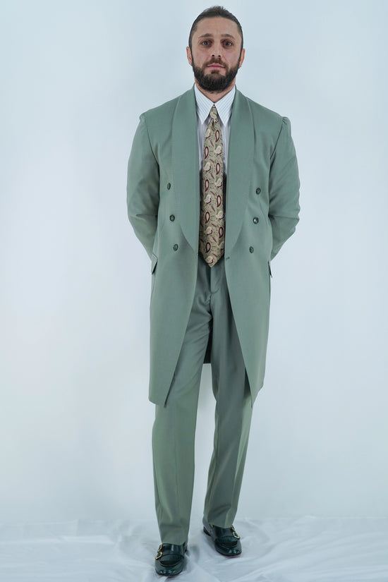 Giacca Heritage Lunga Doppio Petto - Linea Extensive | Verde Oliva