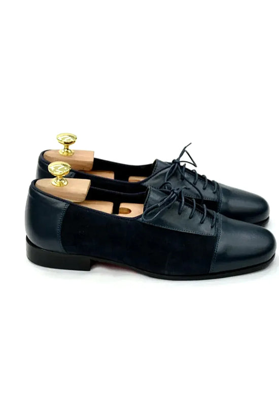 Mocassini modello bowling in pelle