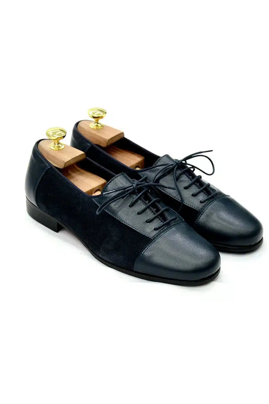 Mocassini modello bowling in pelle