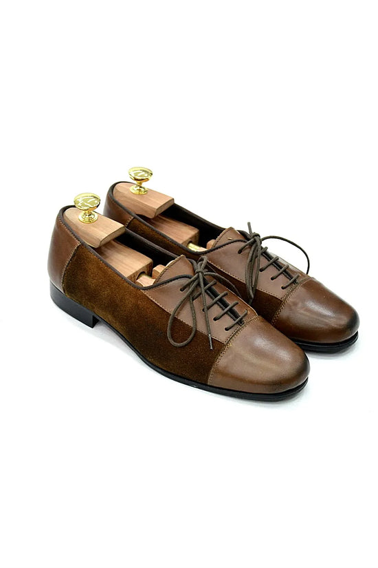 Mocassini modello bowling in pelle