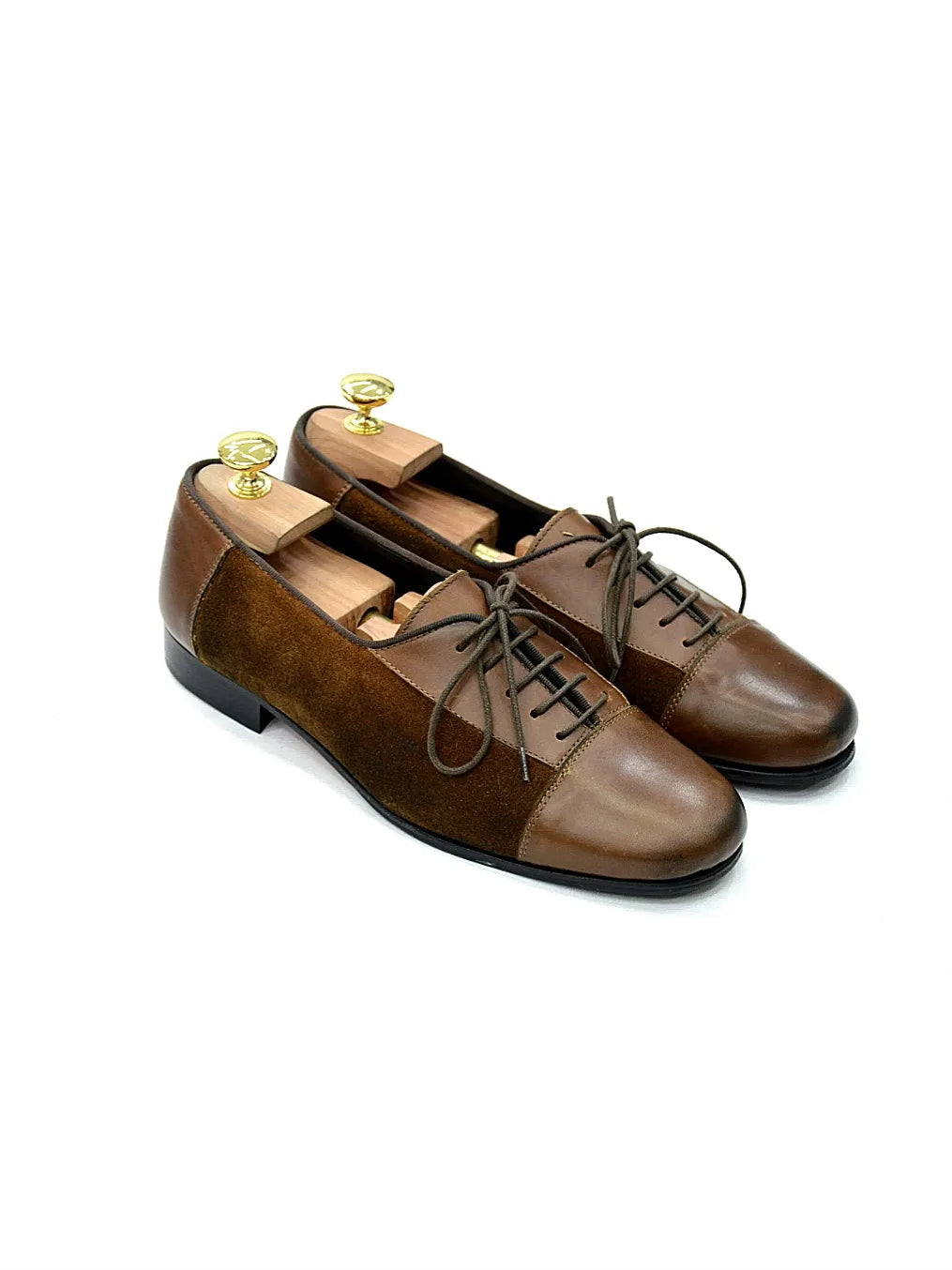 Mocassini modello bowling in pelle