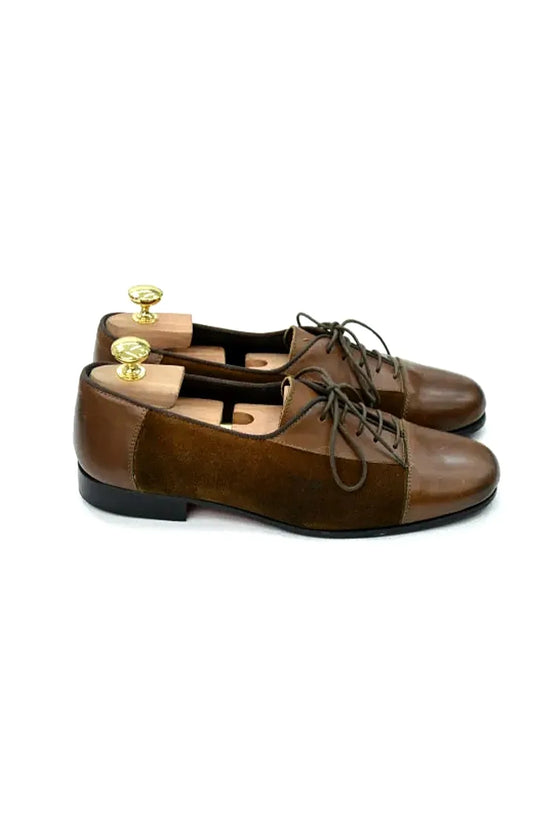 Mocassini modello bowling in pelle