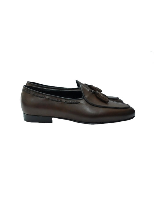 Mocassino moro con nappina