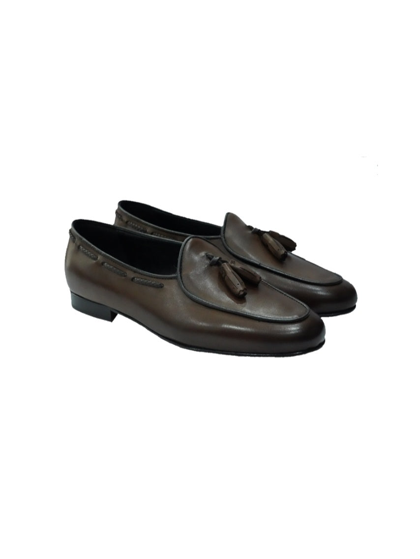 Mocassino moro con nappina