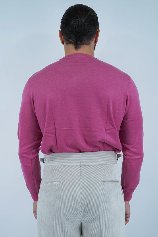 Girocollo in filo lilla