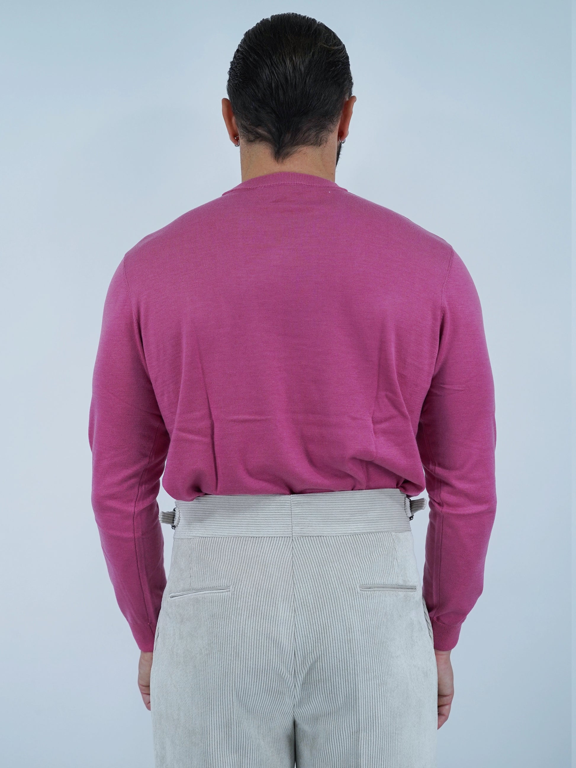 Girocollo in filo lilla