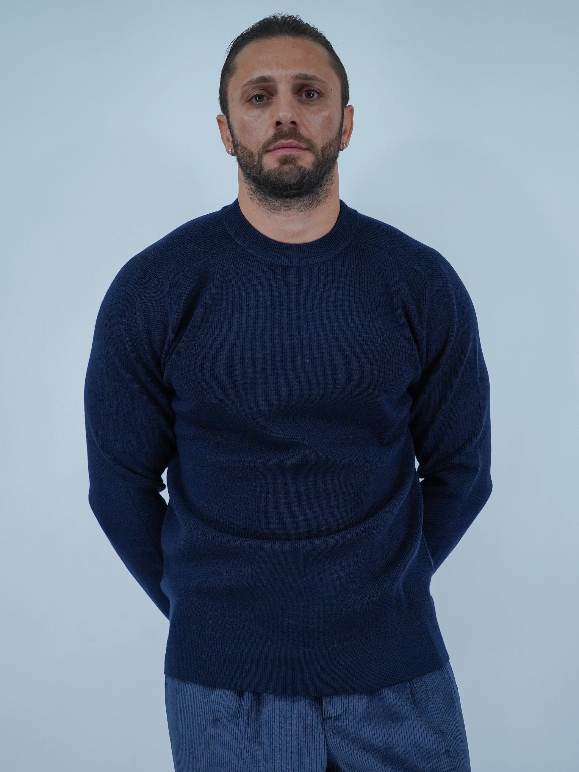 Girocollo due fili blu