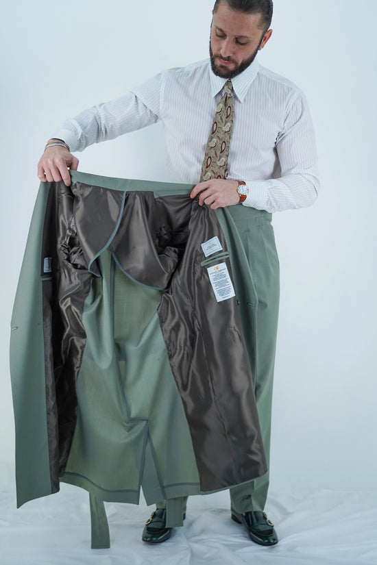 Giacca Heritage Lunga Doppio Petto - Linea Extensive | Verde Oliva