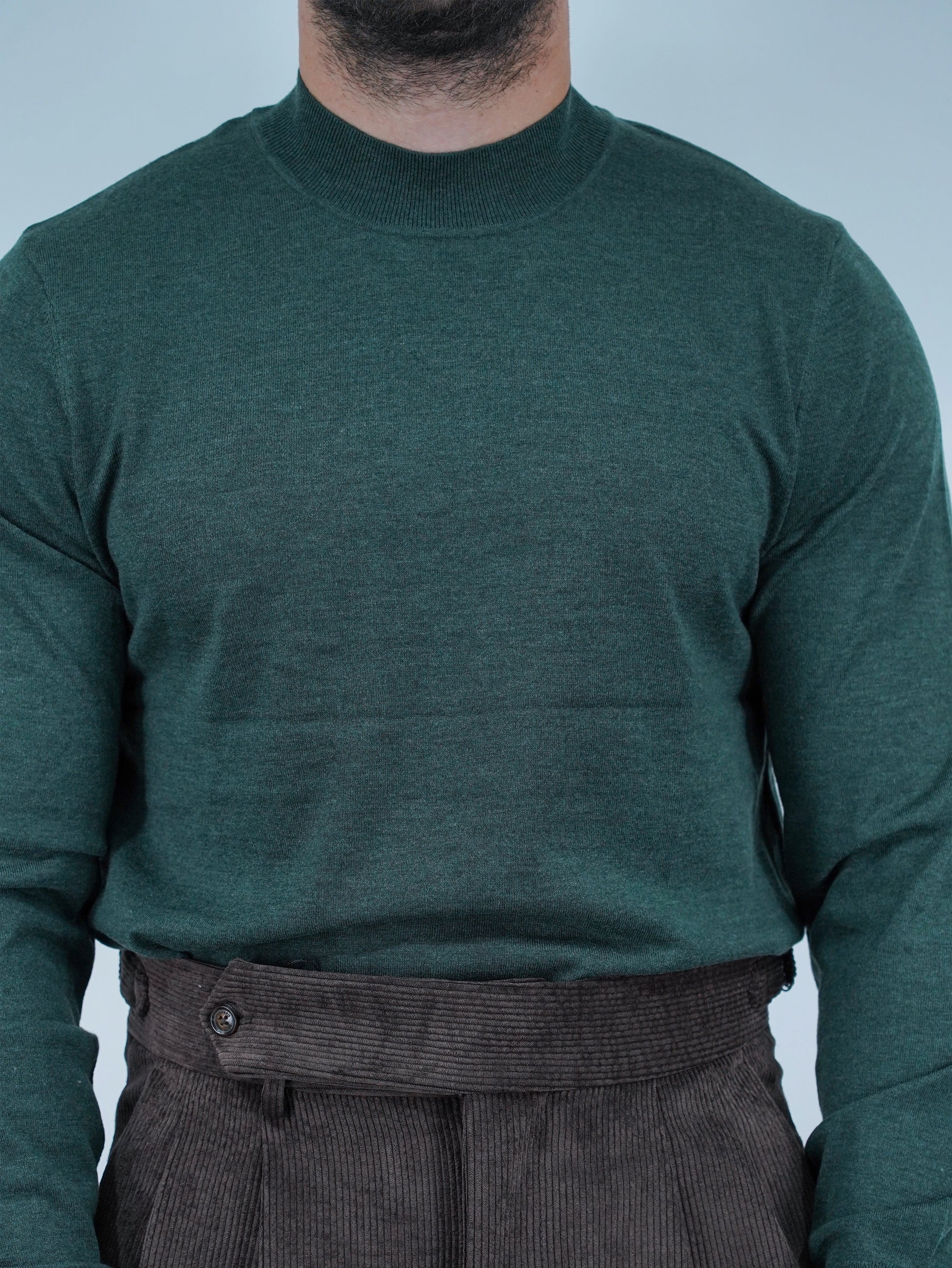 Lupetto in filo verde