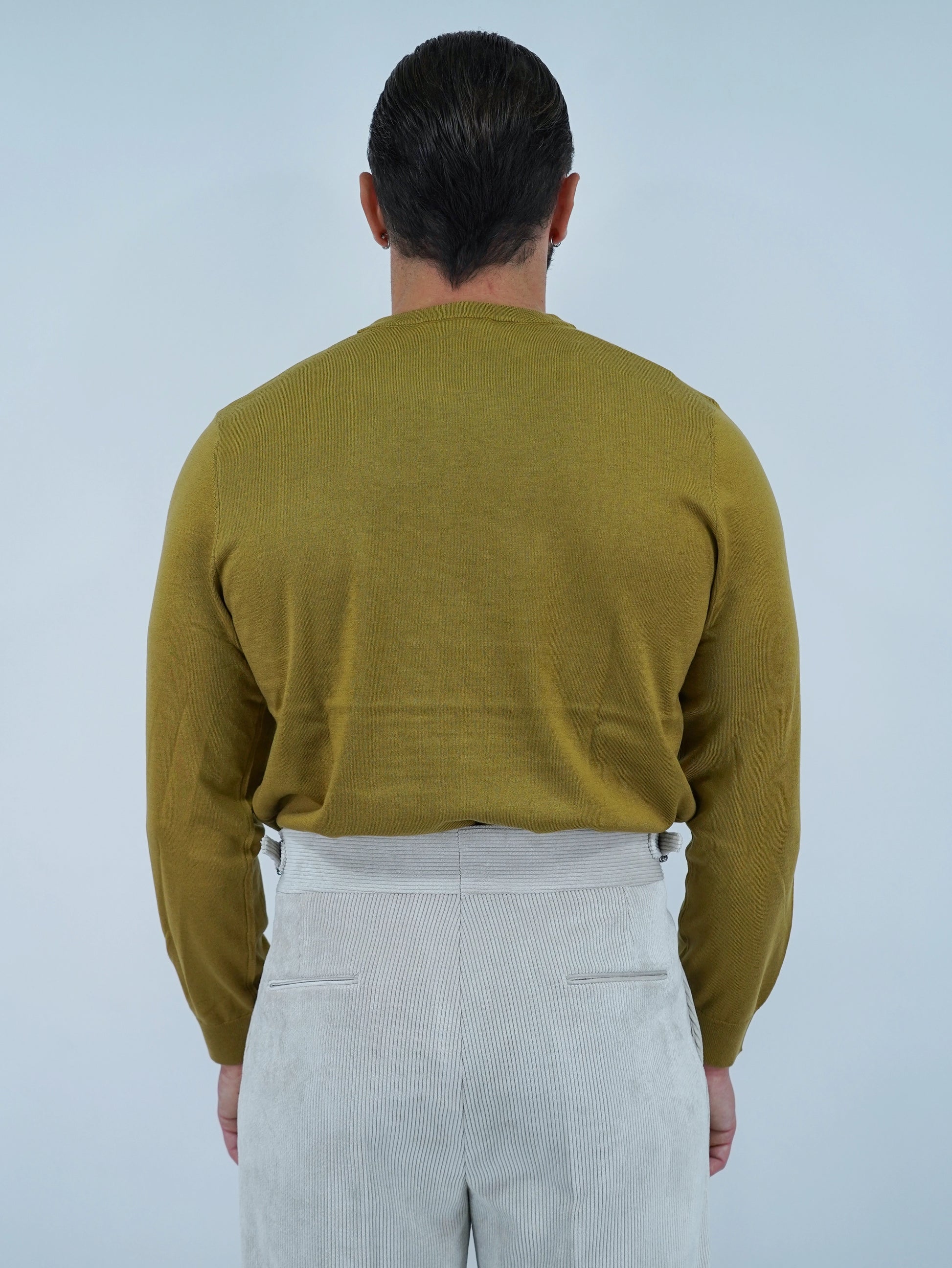 Girocollo in filo senape