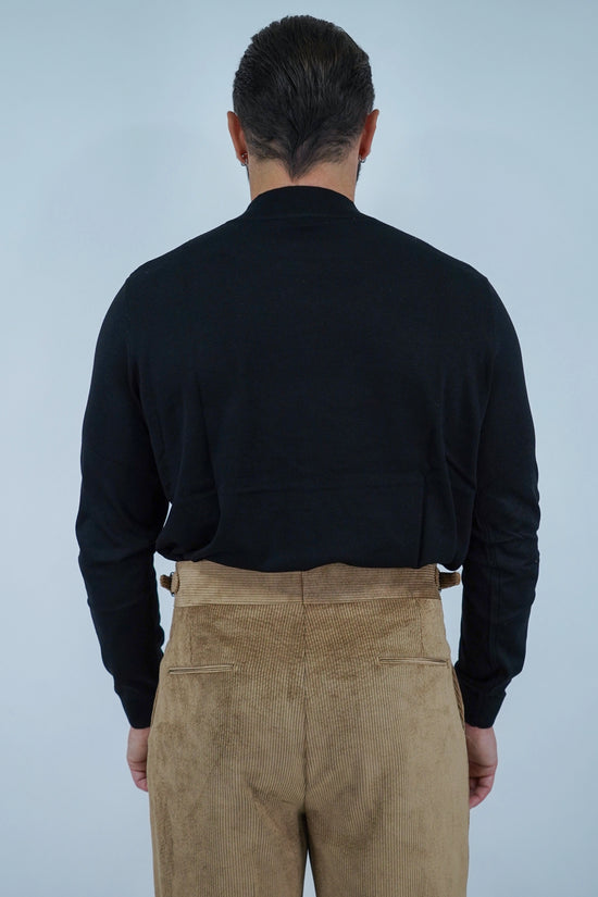 Lupetto in filo nero