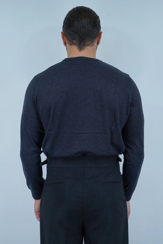 Girocollo in filo antracite