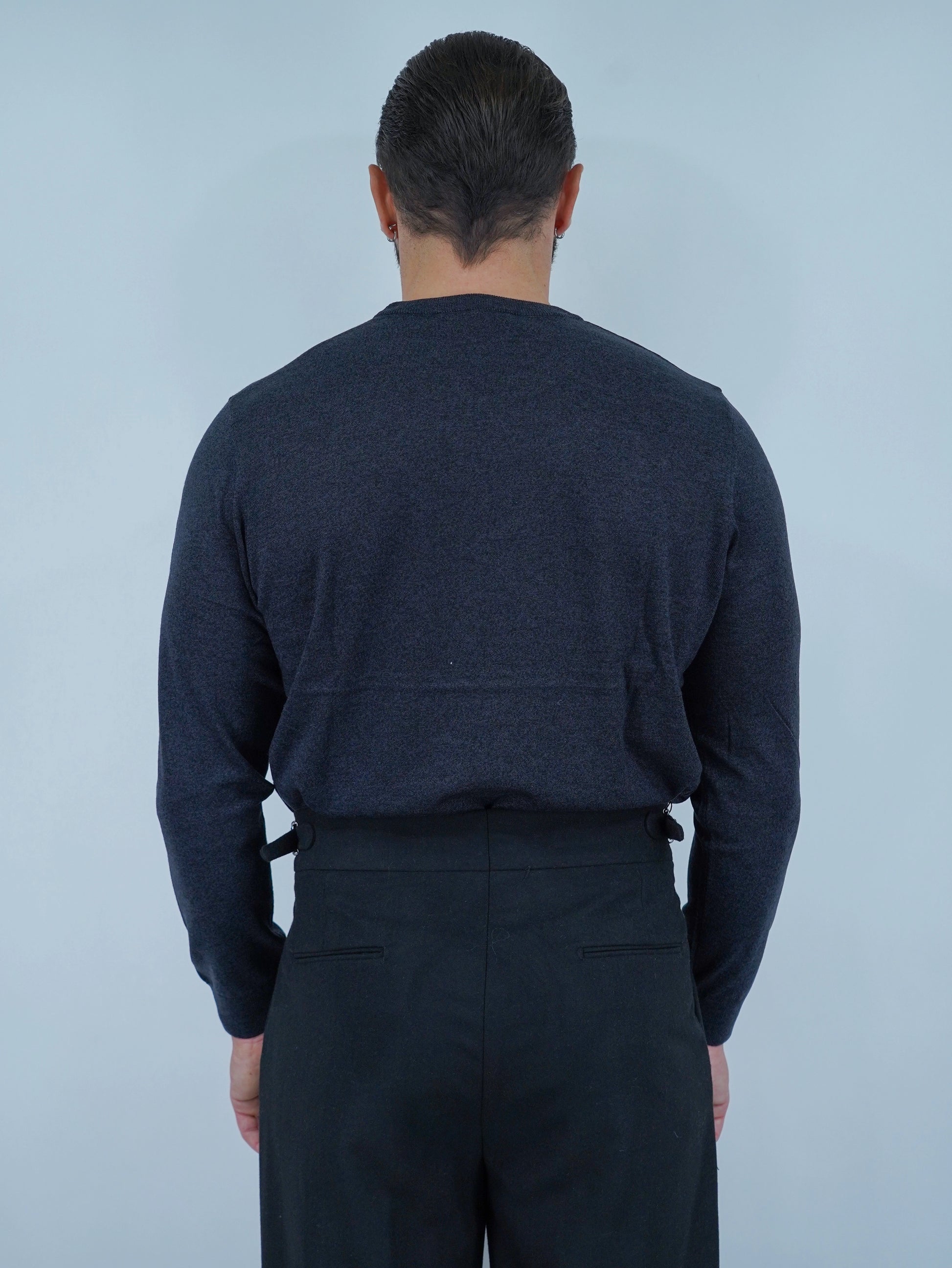 Girocollo in filo antracite