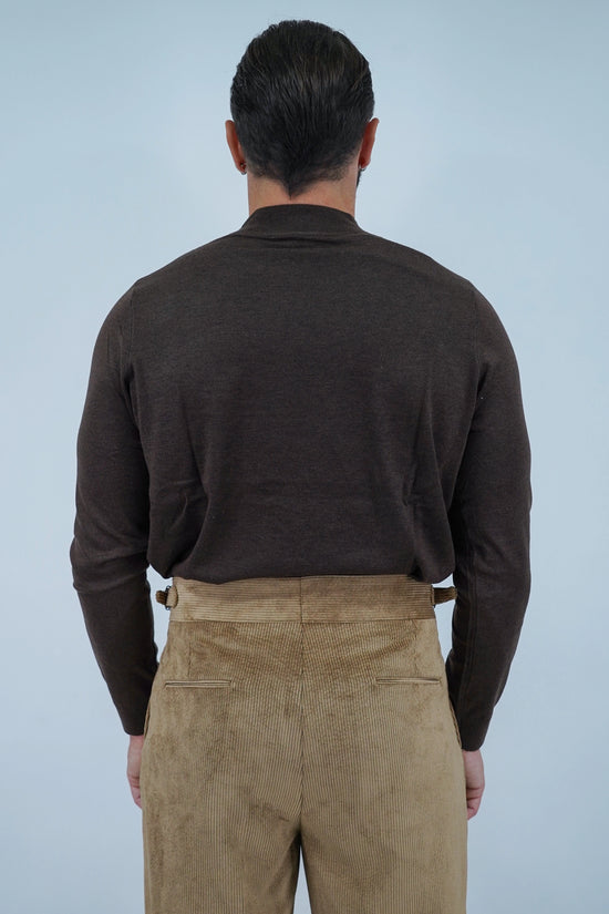 Lupetto in filo caffè