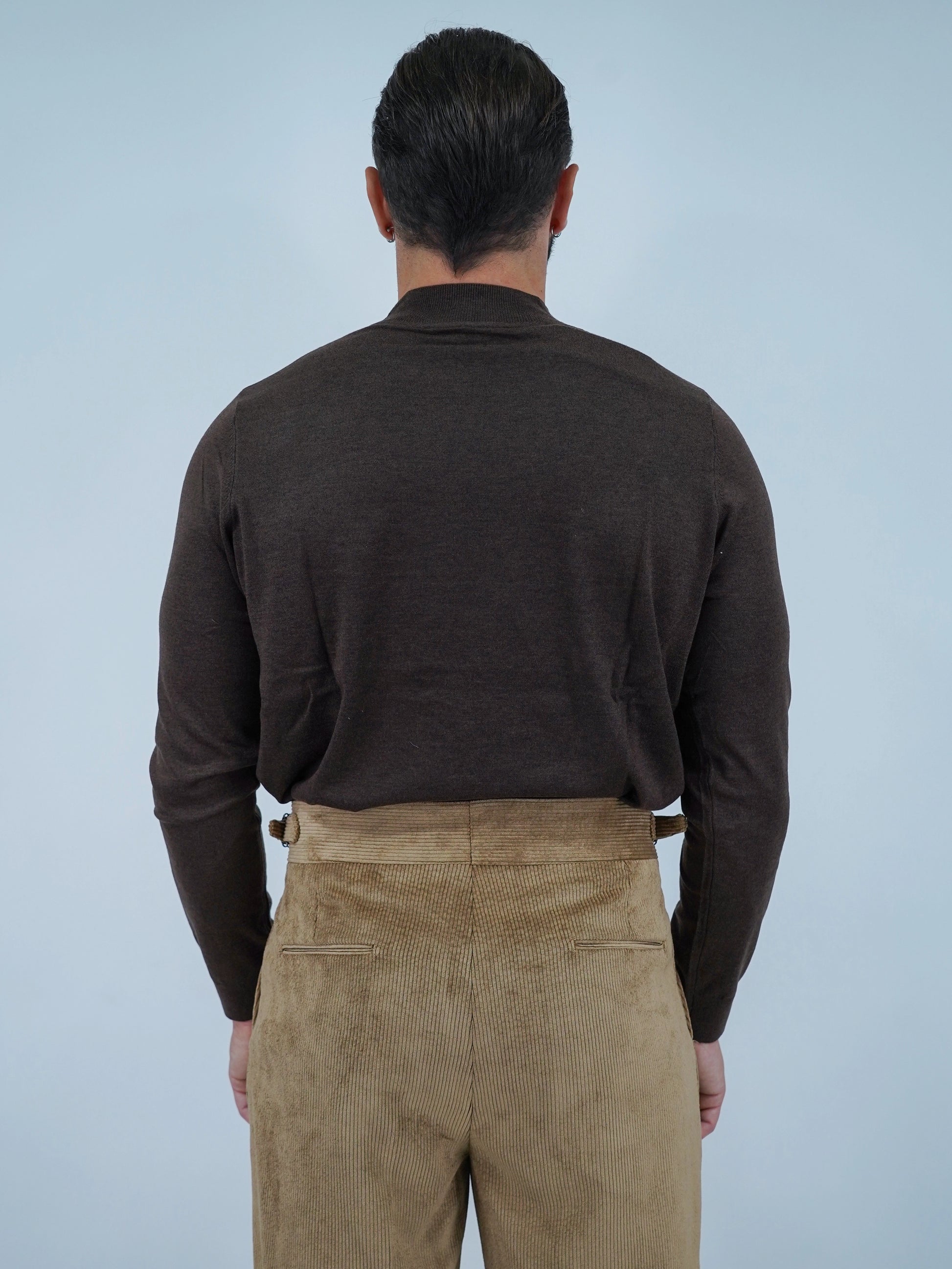 Lupetto in filo caffè