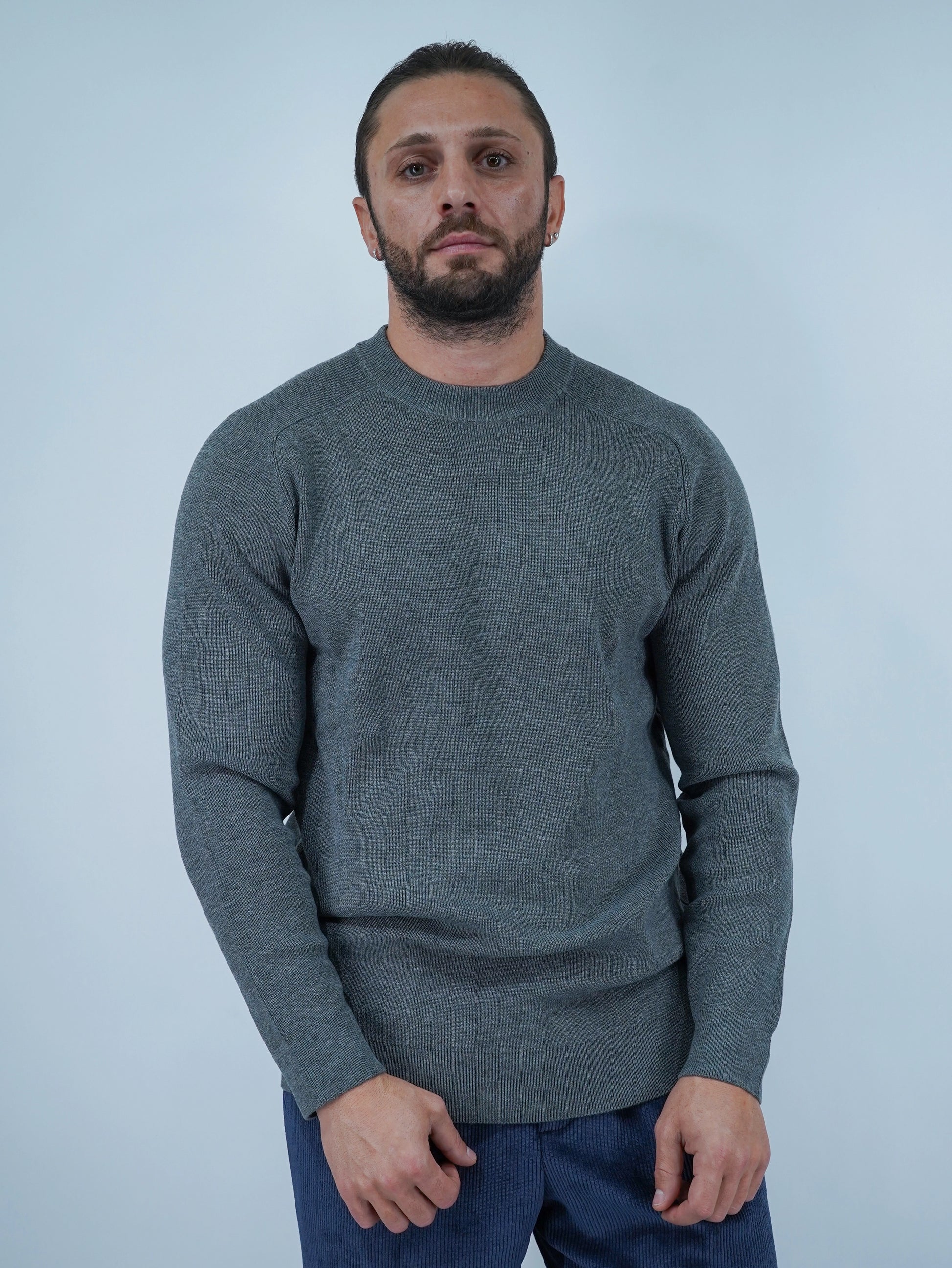 Girocollo due fili grigio