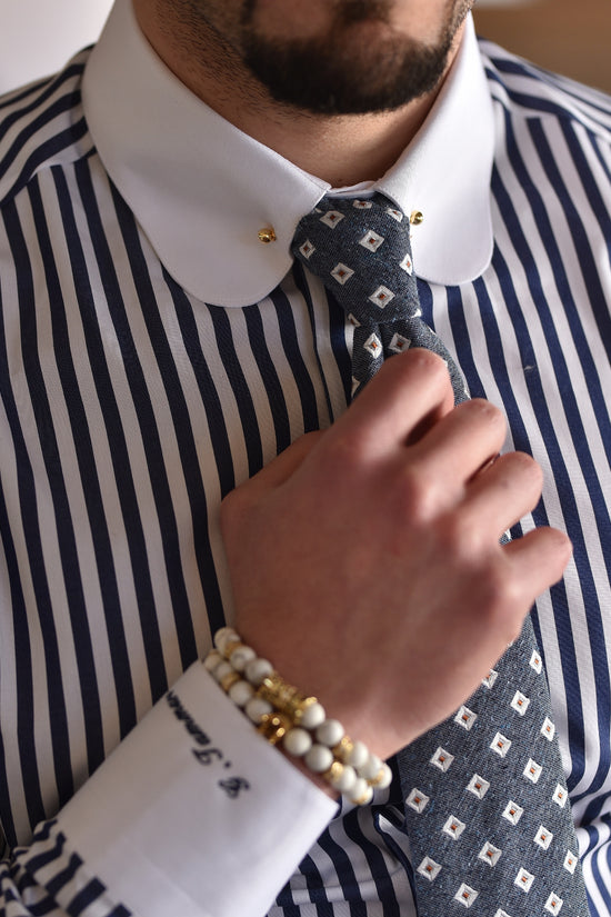 Camicia collo club Nera