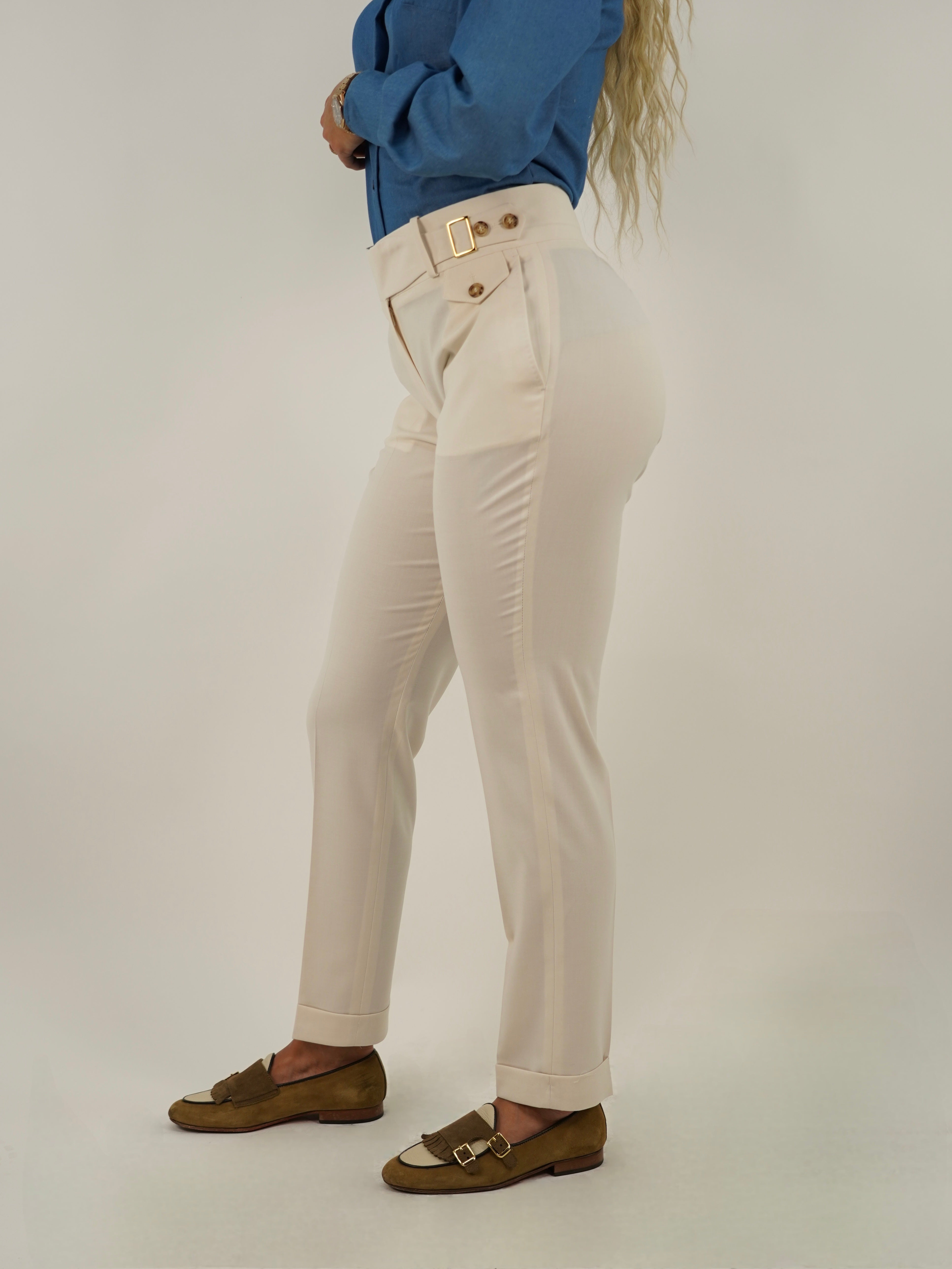 Tailleur doppiopetto panna