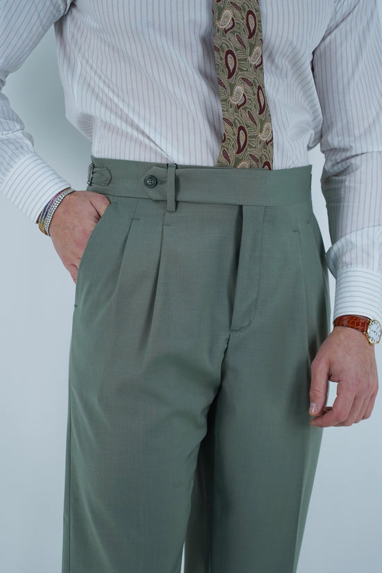 Gurkha 1 bottone - Fondo 20/23cm | Doppia Fibbia Regolabile | Verde Oliva