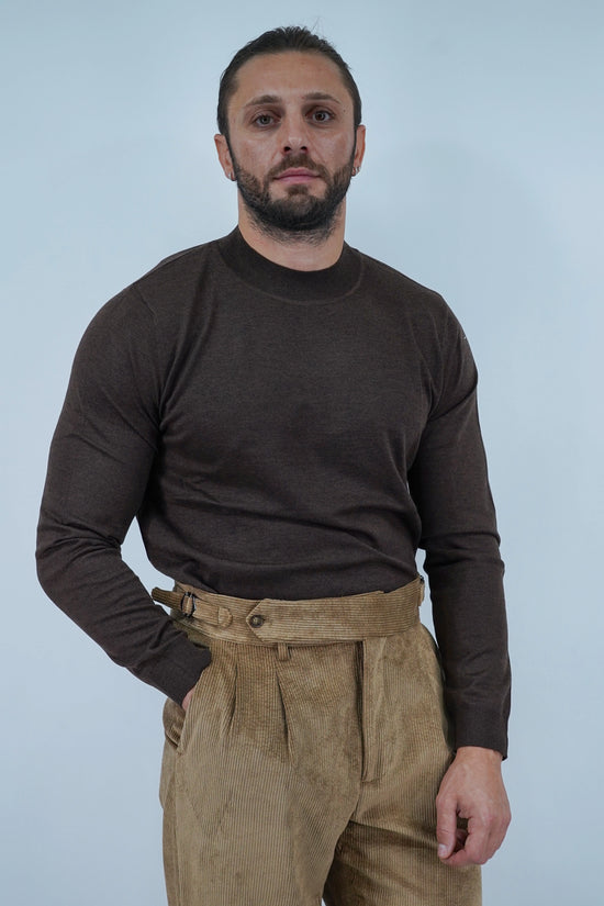 Lupetto in filo caffè