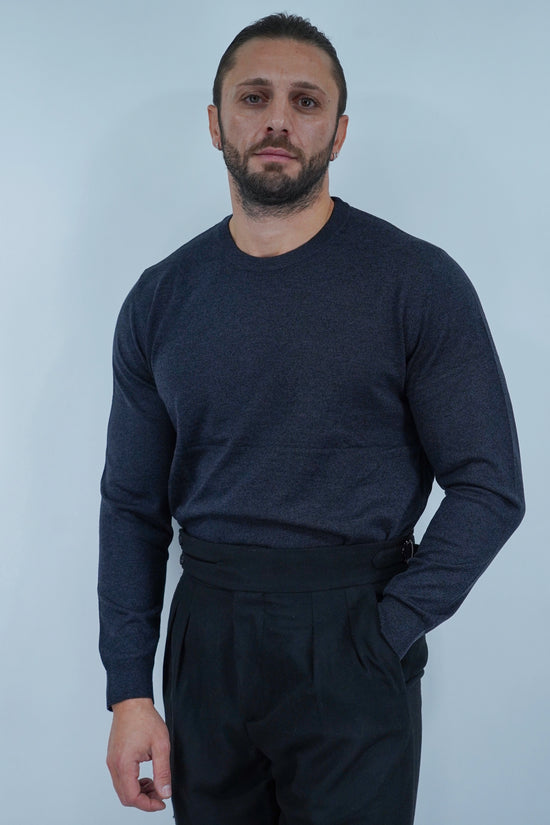 Girocollo in filo antracite