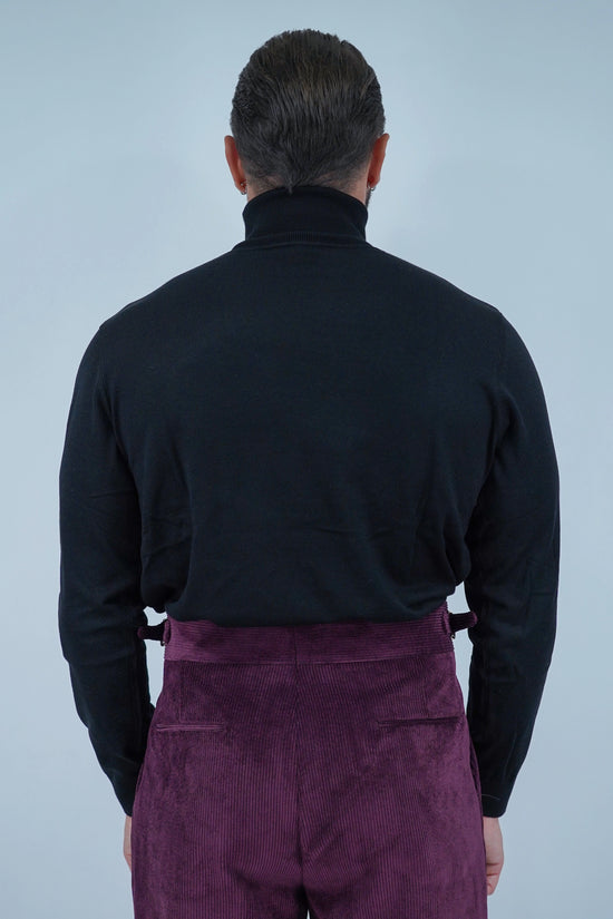 Dolcevita in filo nero