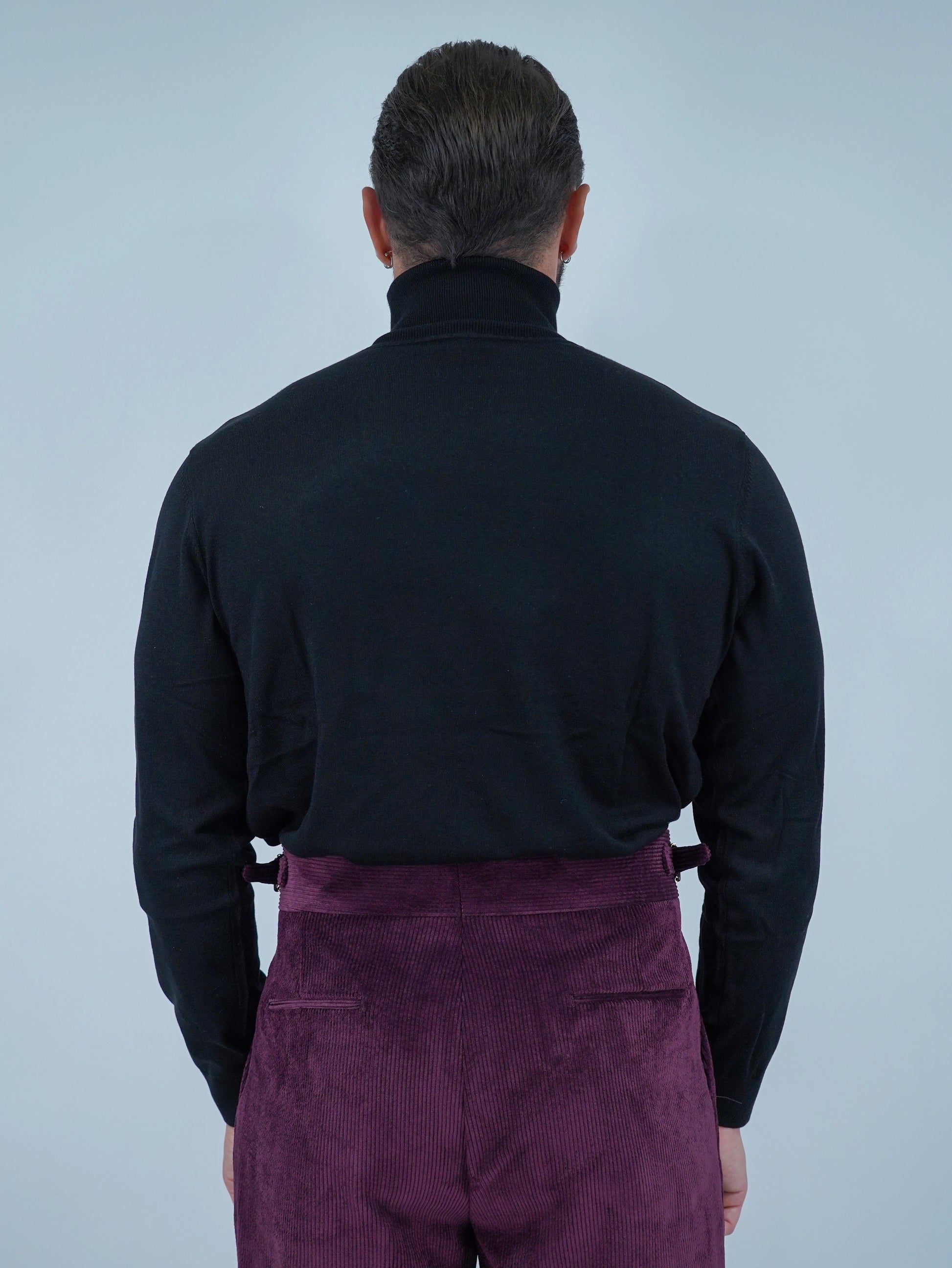 Dolcevita in filo nero