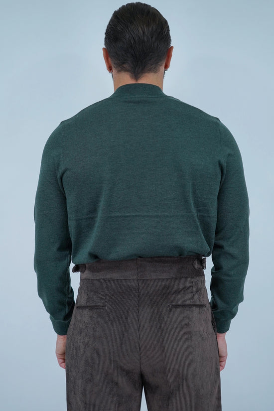 Lupetto in filo verde