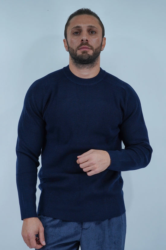 Girocollo due fili blu