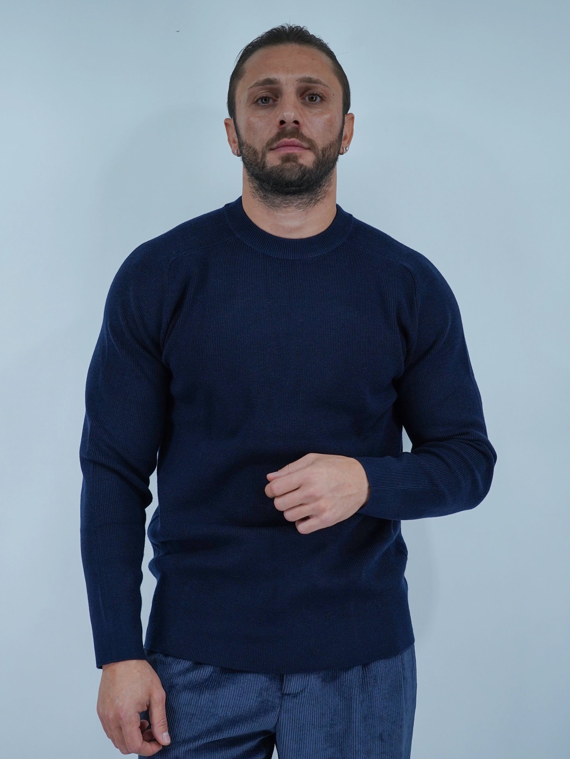 Girocollo due fili blu