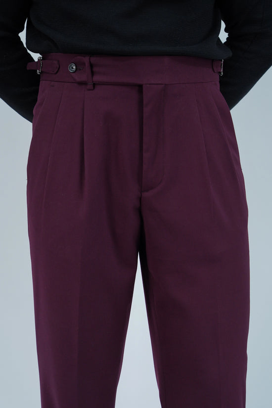 Gurkha 1 bottone con fibbie laterali stringenti bordeaux