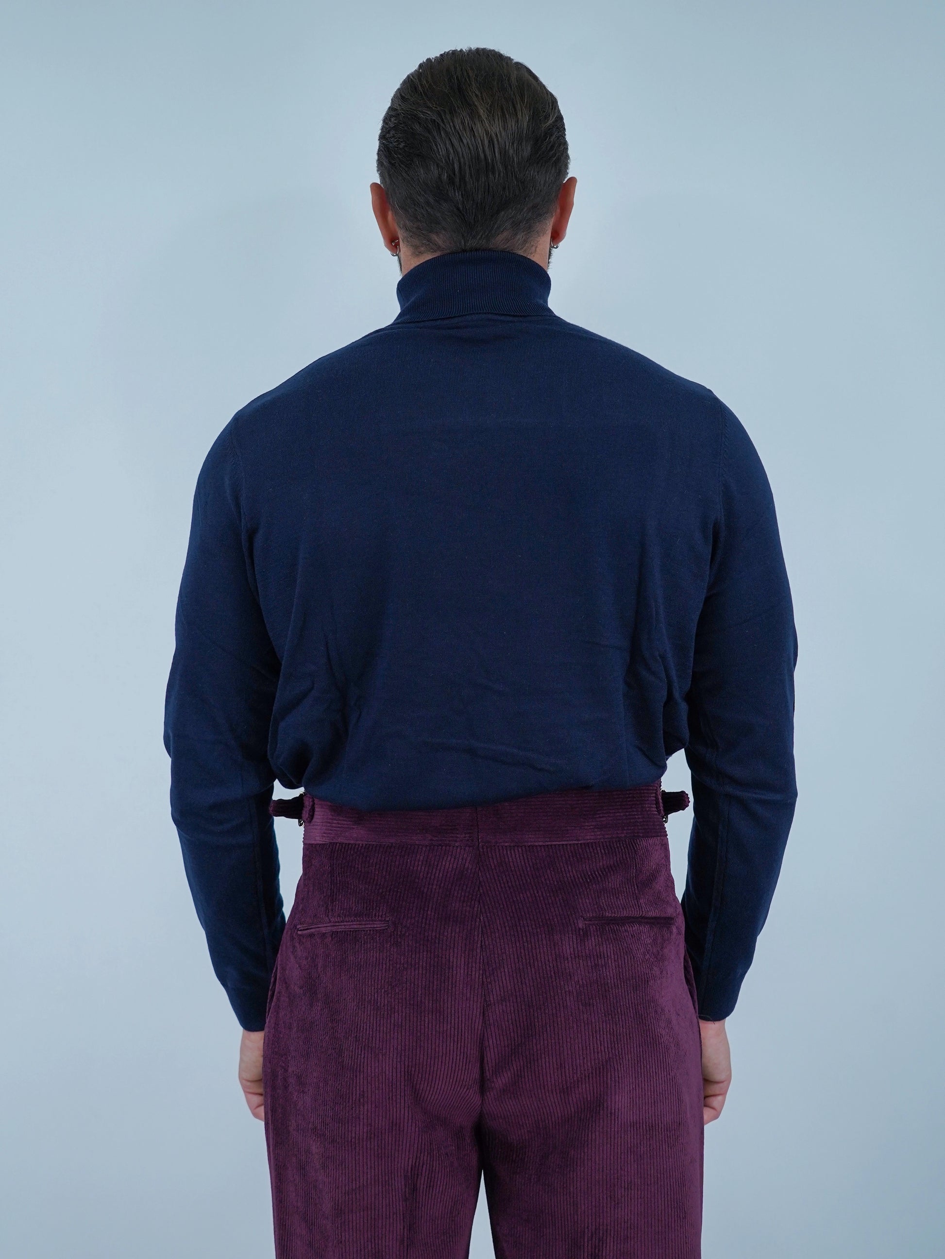 Dolcevita in filo blu