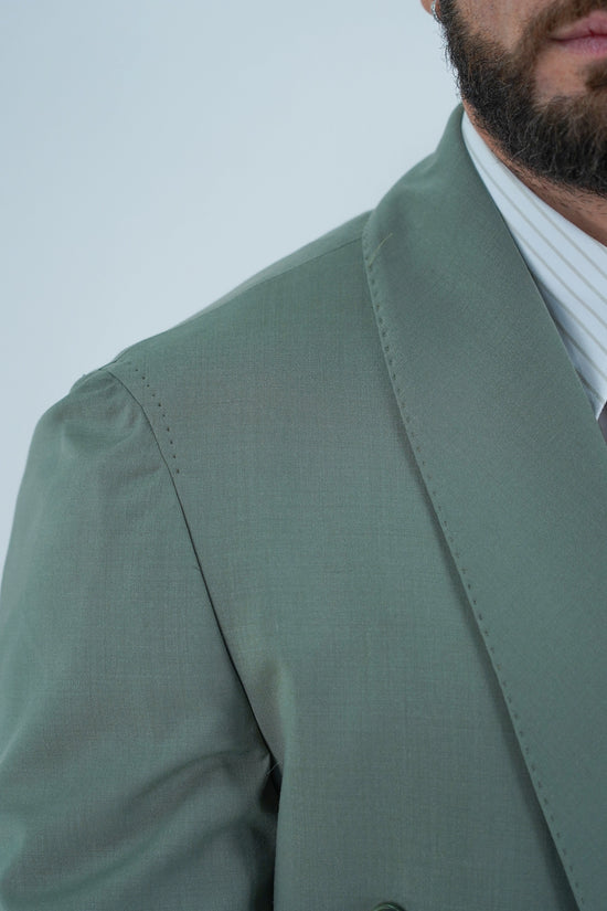 Giacca Heritage Lunga Doppio Petto - Linea Extensive | Verde Oliva