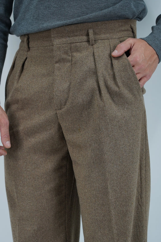 Gurkha con passanti in flanella quercia fondo 23cm