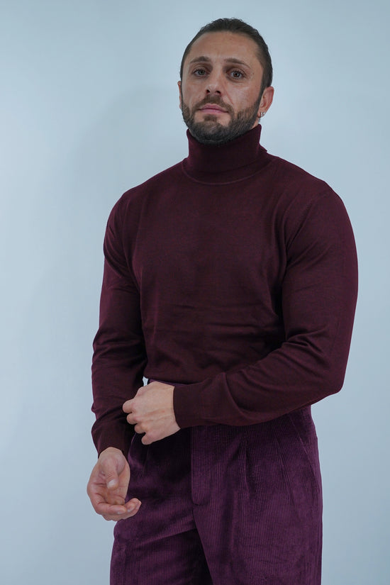 Dolcevita in filo bordeaux