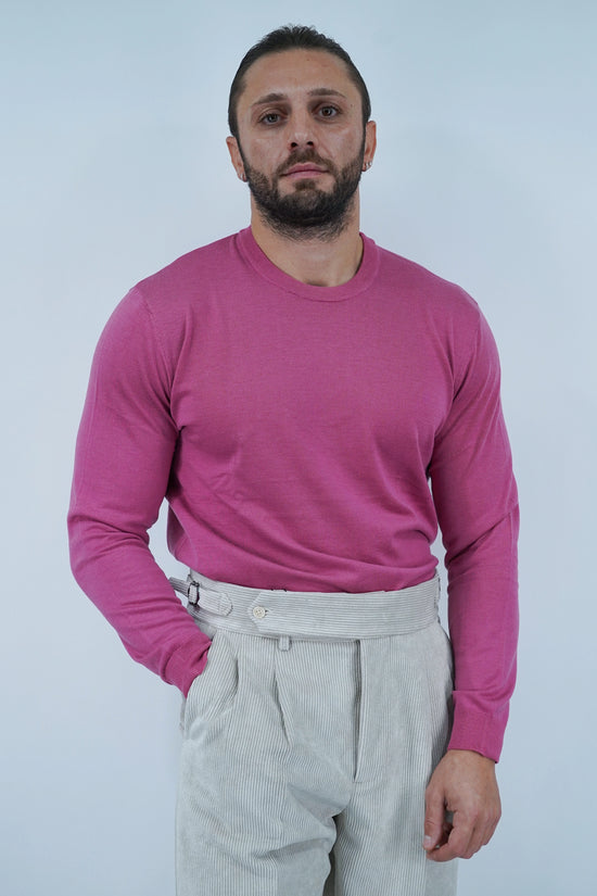 Girocollo in filo lilla