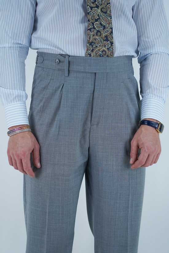 Gurkha 1 bottone - Fondo 20/23cm | Doppia Fibbia Regolabile | Grigio Urbano