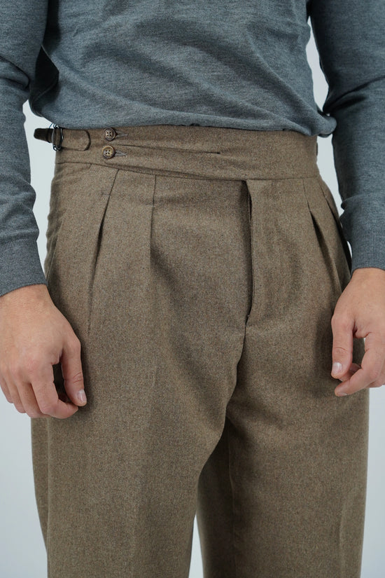 Gurkha biforcato in flanella quercia fondo 23cm